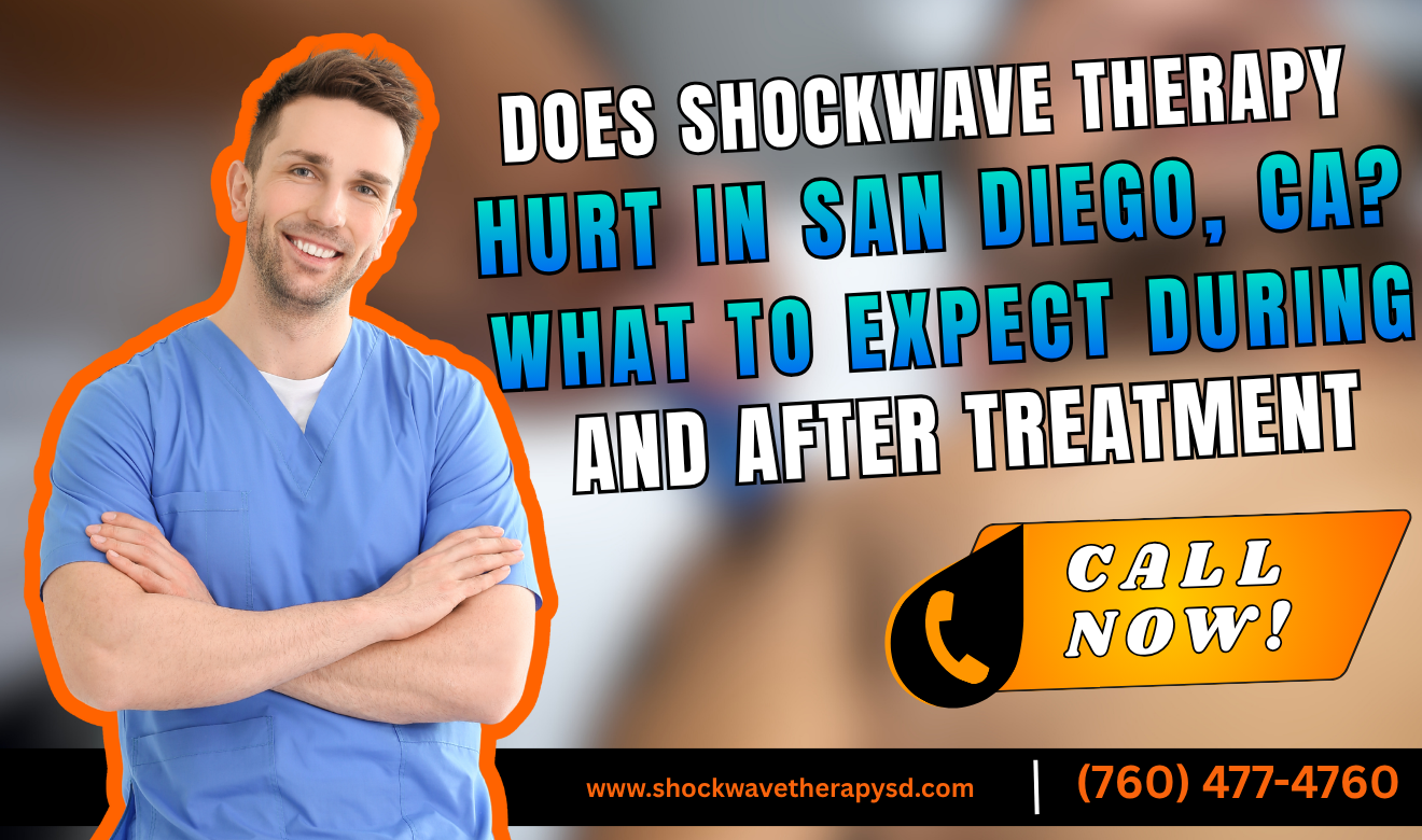 does shockwave therapy hurt san diego