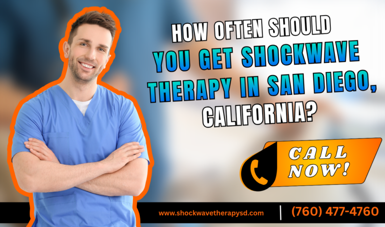 how often shockwave therapy san diego