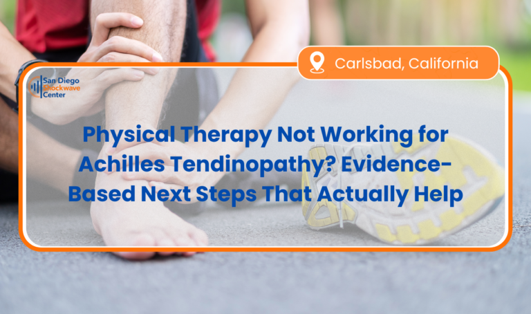 Physical therapy not working for Achilles tendinopathy