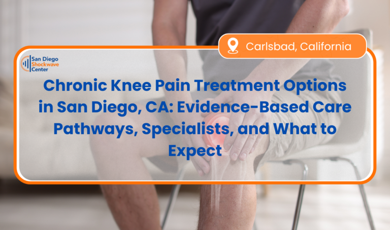 Chronic knee pain treatment options in San Diego