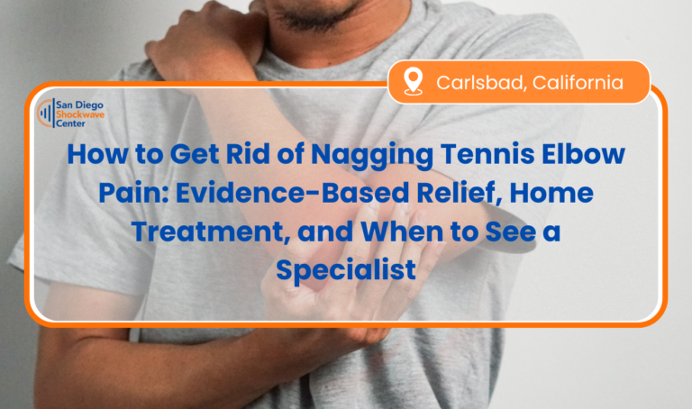 How To Get Rid Of Nagging Tennis Elbow Pain