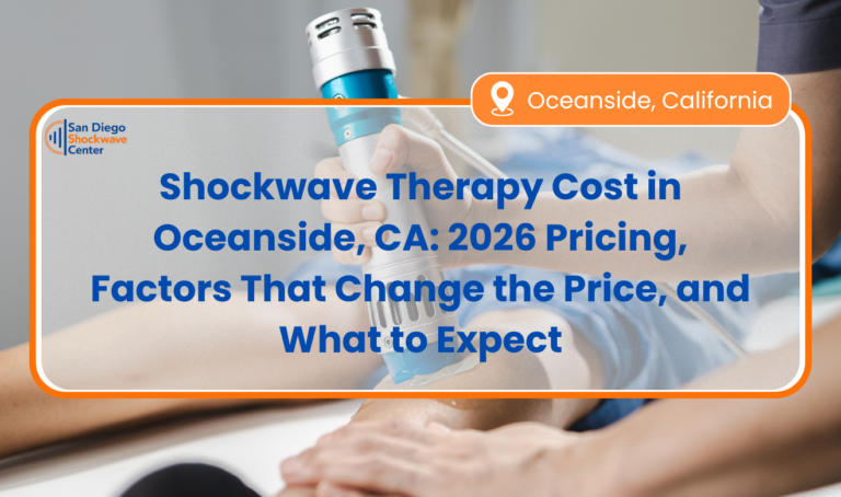 shockwave therapy cost Oceanside